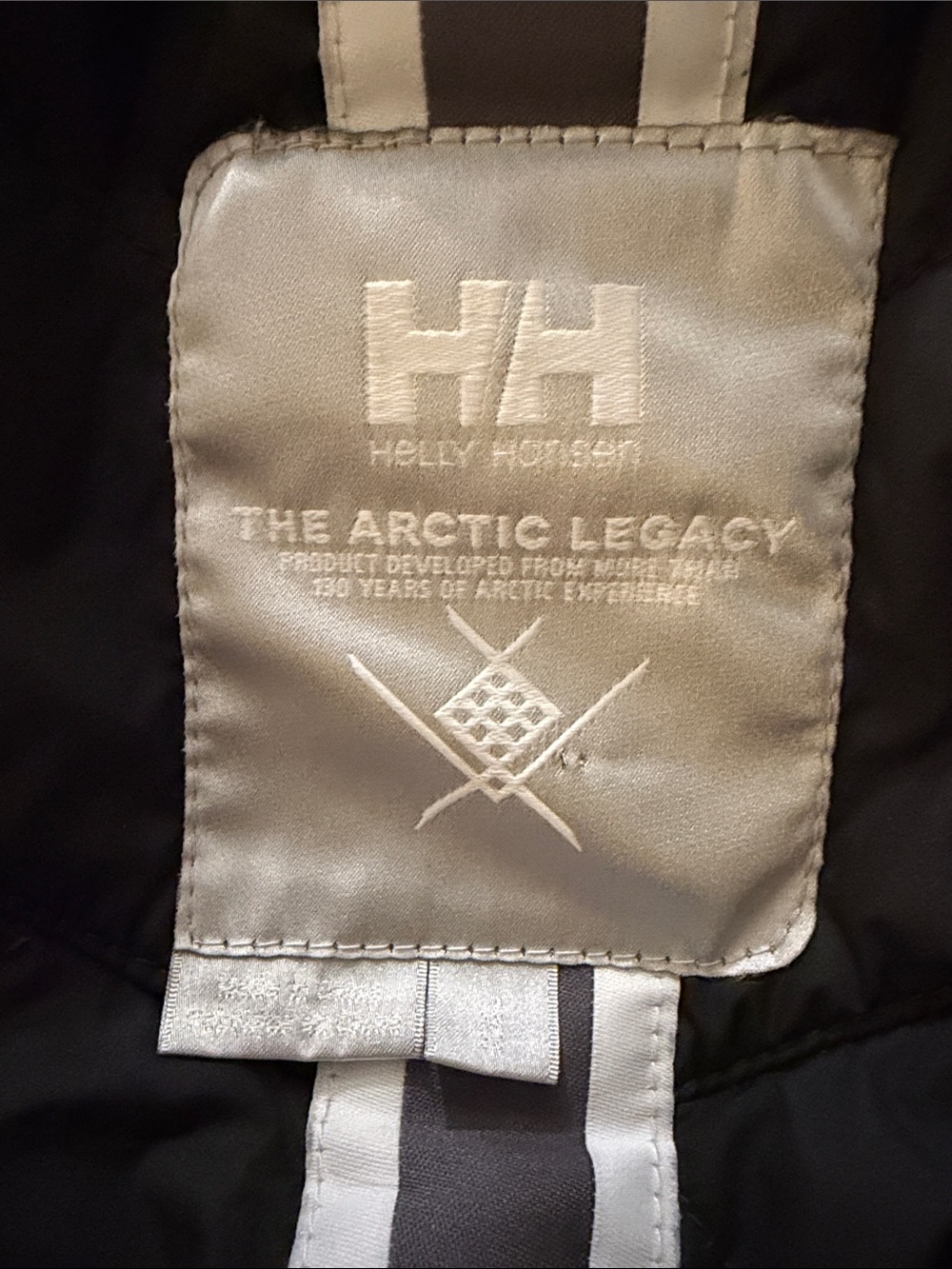 Helly Hansen White Ski Jacket with Hood - Picture 3 of 3
